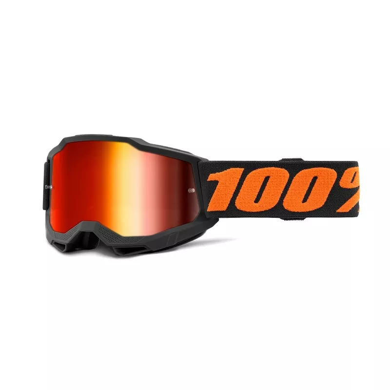 100% Accuri 2 Youth Goggles-Chicago-Mirror Red Lens