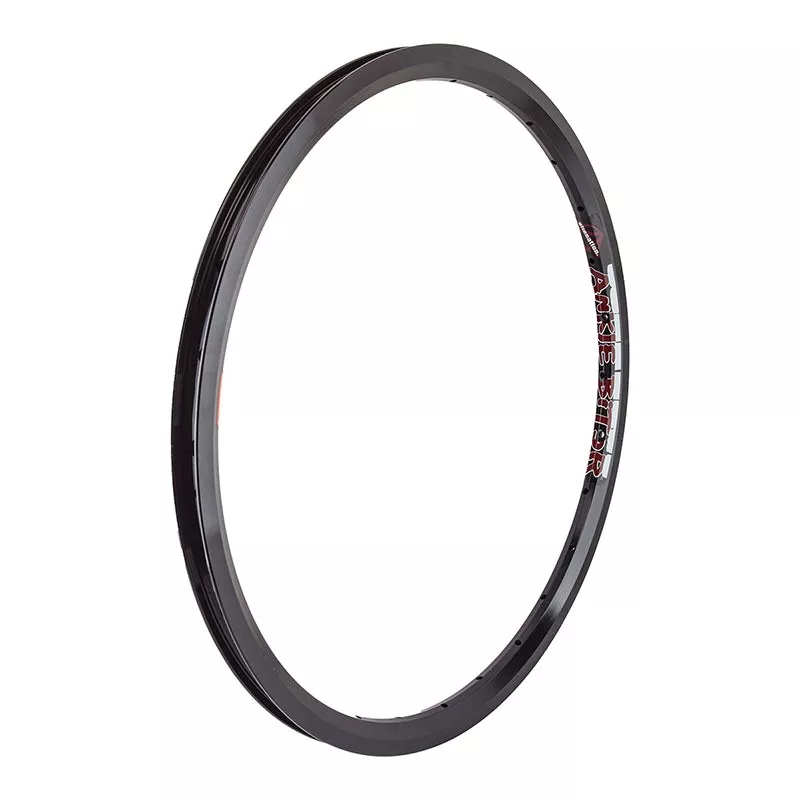 18" (400mm) Alienation Ankle Biter Aluminum Double Wall BMX Rim - 28H - Black