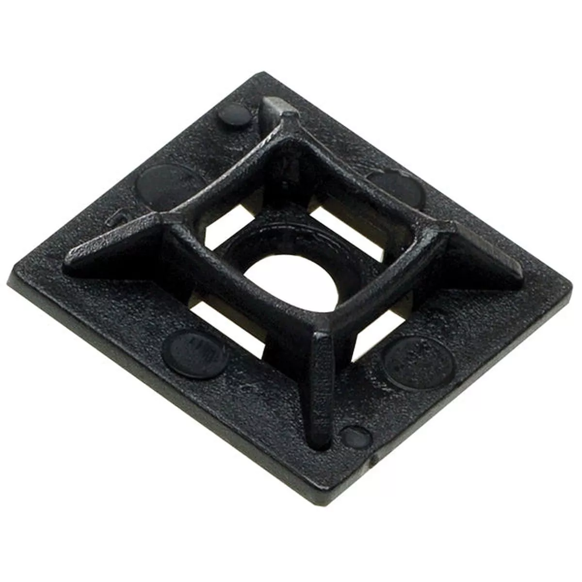 1852 Sockets for strips black 28 x 28mm with glue - 10 pcs