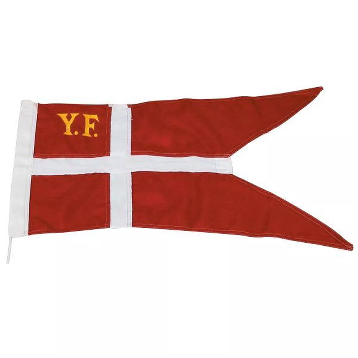 1852 yacht flag sewn with 3mm 25cm cord