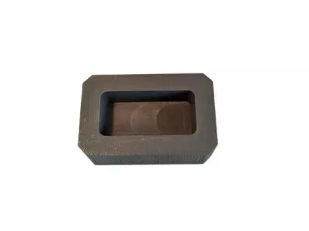 2 Ounce Graphite Gold Ingot Casting Mold