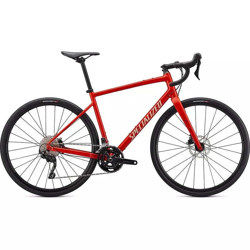 2021 Specialized diverge e5 elite bike satin redwood/gloss white/chrome/clean 52