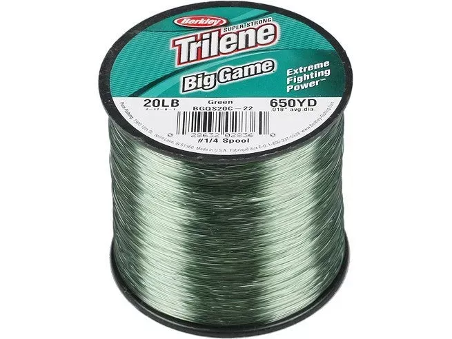 25 lb Trilene Big Game Monofilament Line Quarter Pound Spool – (595yd)