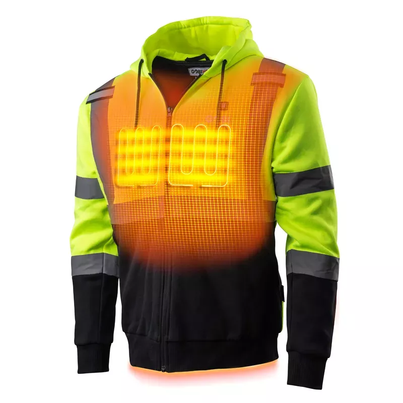 Beam Men’s Workwear Heated High-Vis Hoodie