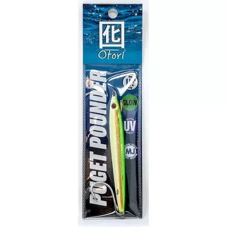 Beau Mac Otori Puget Pounder Jigs 4.5Oz Chart/ Yellow/Glow