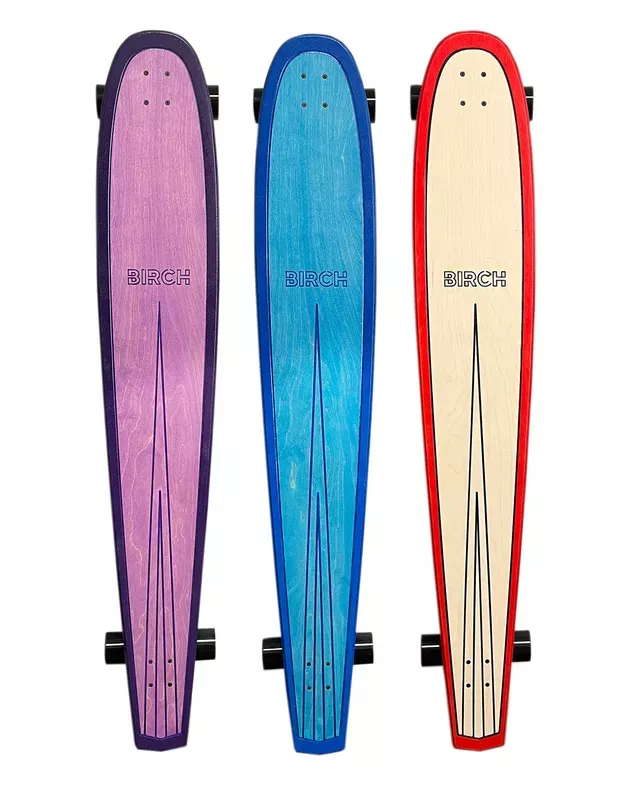 BIRCH 60 ” NOSERIDER: Surf-Inspired 60 ” Longboard Skateboard – Complete Setup