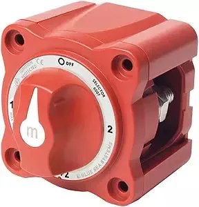 Blue Sea Systems m-Series Mini Selector Battery Switch – 300A – 4 Position