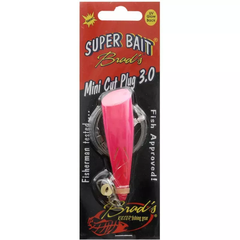 Brad’s Super Bait Cut Plug 3 Hot Pink