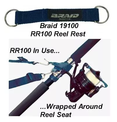 Braid RR100 Rod Reel Rest Blue