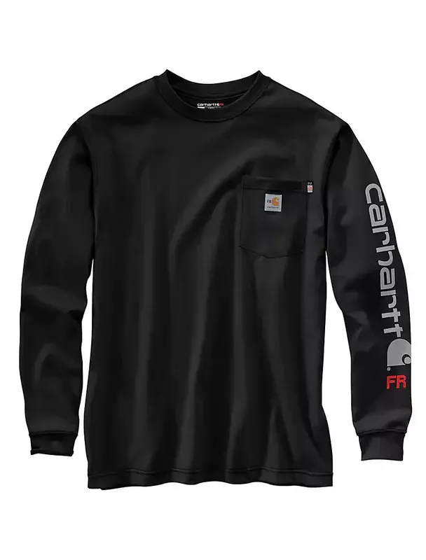 Carhartt FR Force Loose Fit Midweight Long Sleeve Logo Graphic T-Shirt Men’s
