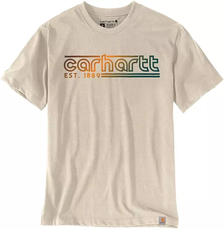 Carhartt Relaxed Fit Lightweight Short-Sleeve Logo Graphic T-Shirt Men’s