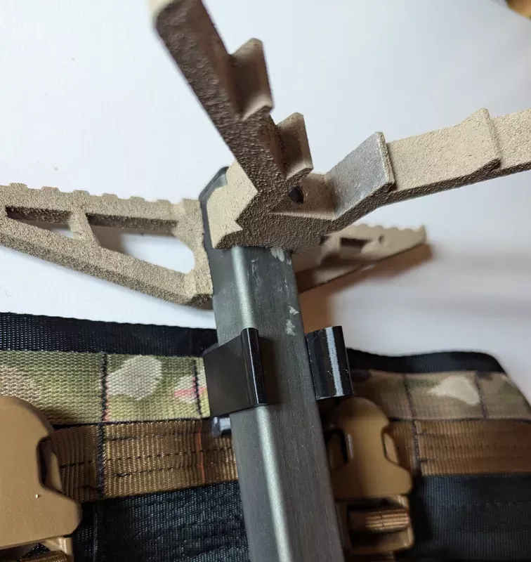 Climbing Stick Molle Caddy for 1 ” Square Tubing for Saddle Hunting