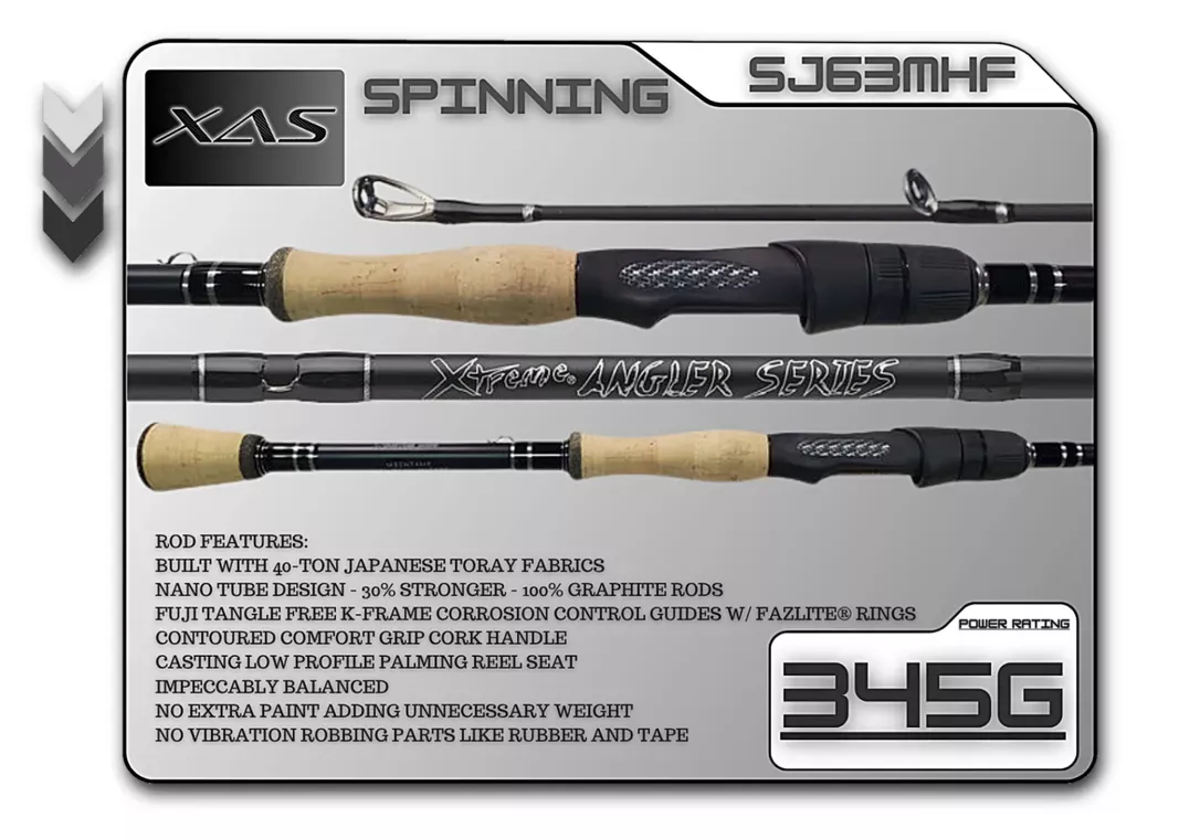 Fish Xtreme Rods SJ63MHF 6’3 ” Medium Heavy Fast