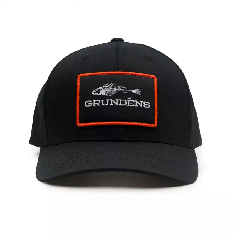 Grundens Fish Bones Trucker – Black/Charcoal