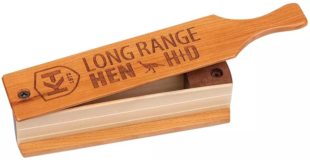 Knight & Hale HD Long Range Hen Box Call Turkey Sounds Cherry/Walnut