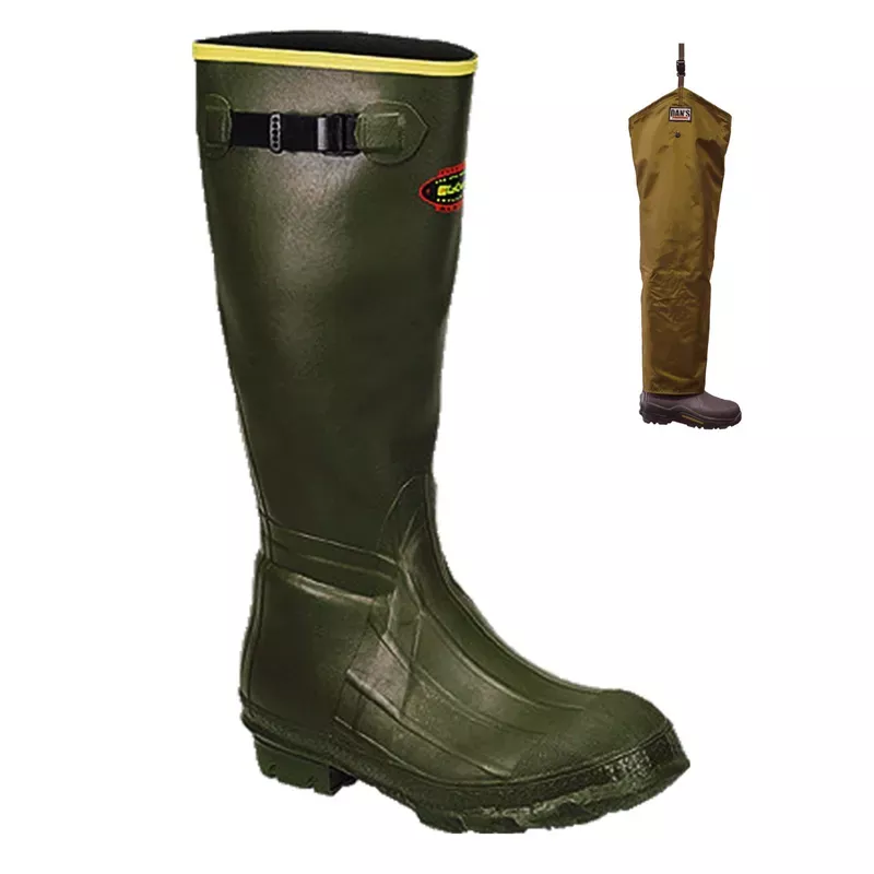 LaCrosse Burly Classic Knee Boot With Dan’s Chaps- Insulated with Chaps