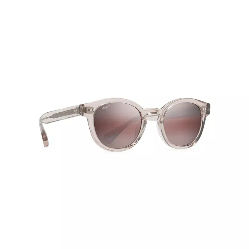 MAUI JIM Joy Ride Sunglasses Crystal with Hint of Pink | Maui Rose