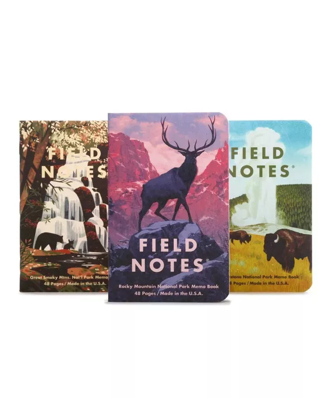 National Parks Series-C Field Notes Set of 3