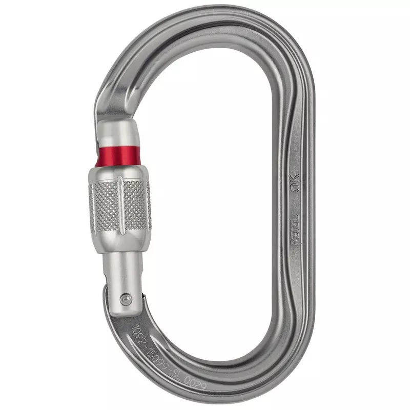 OK Oval Screw – Lock Carabiner