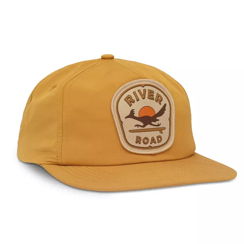 River Road Roadie the Roadrunner Snapback Hat | Gold