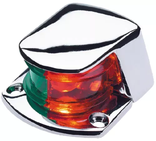 SeaChoice Zamak Bi-Color Navigation Bow Light – Red/Green 2-3/4 ” x 1-3/8 ” Inch.