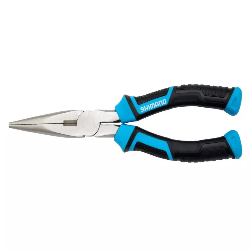 Shimano 8 ” Needle Nose Plier Carbon Steels Silver Nickel.