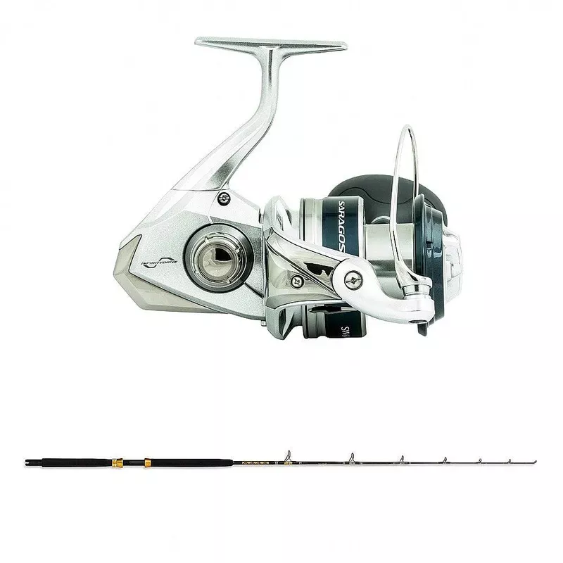 Shimano SARAGOSA SW A 20000PG with STSP 15-50 6’6 ” CHAOS Gold Combo