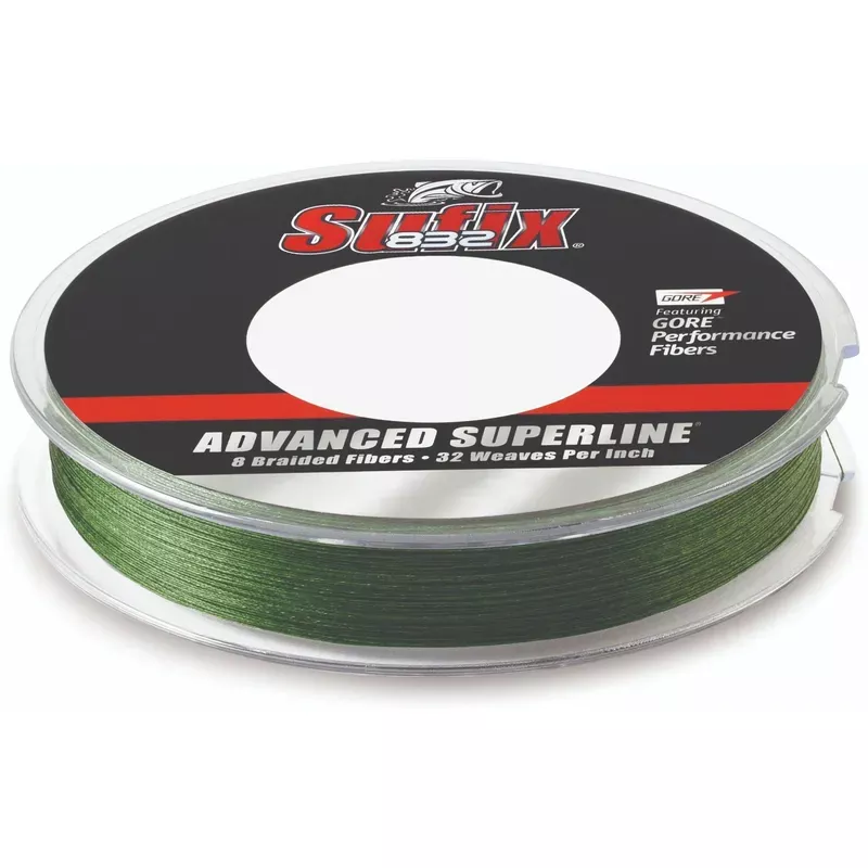 Sufix 832 Advanced Superline Lo-Vis Green 50lb 300yds – 660-150G