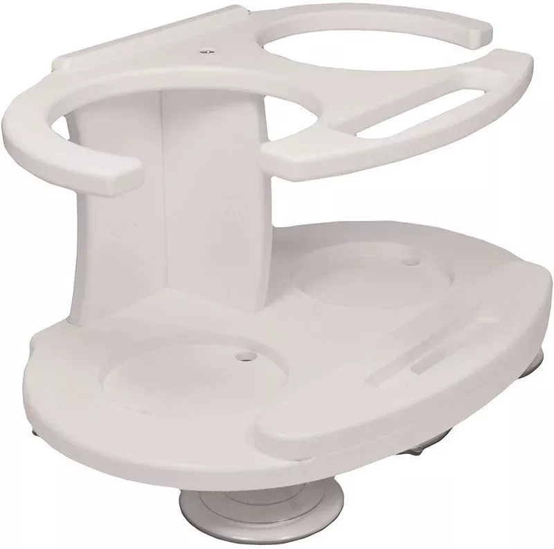 TACO DOUBLE TUMBLER POLY DRINK HOLDER – WHITE