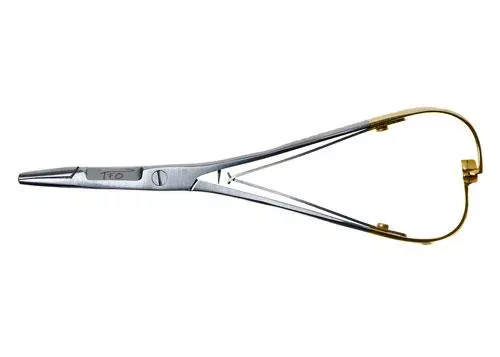 TFO Mitten Scissor Clamp Gold Handles