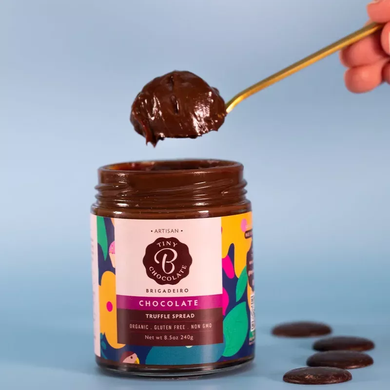 tinyB chocolate Dark Chocolate Brigadeiro Spread