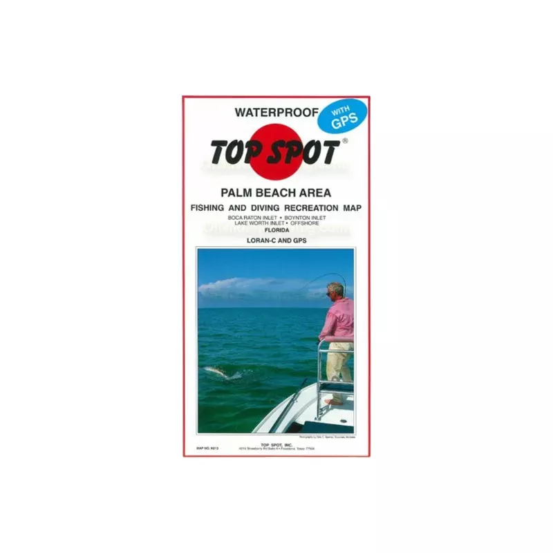 Top Spot Fishing N-213 Palm Beach Area Map