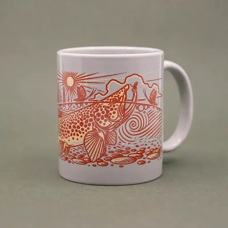 Underwood Western Rise Mug – Grey – 11 oz