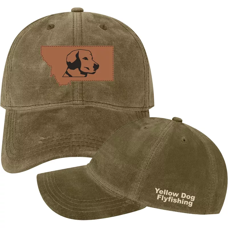 Yellow Dog Waxed Cotton Cap – Dark Brown