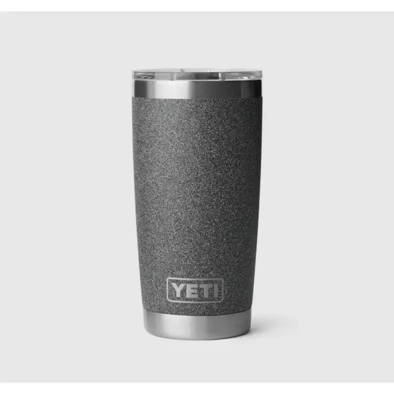 YETI Rambler 20oz Stackable with Magslide Lid – Black Stone