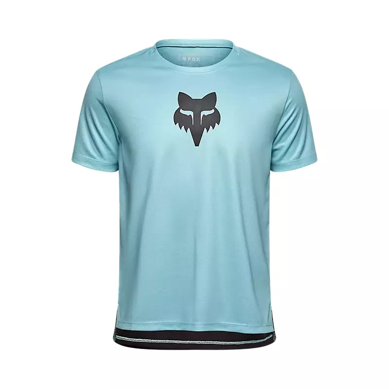 Youth Ranger Fox Head Jersey - Vintage Wash Blue