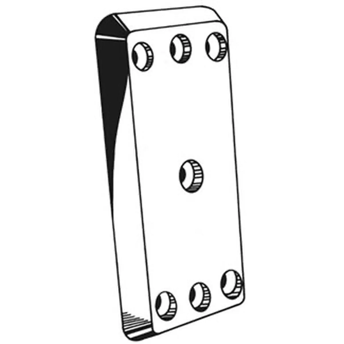 Zinc Hull Plate 6.25"